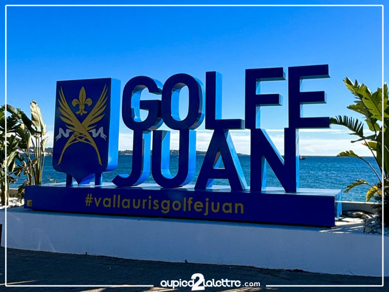 Lettres géantes GOLFE JUAN