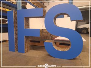 Lettres 3D en carton