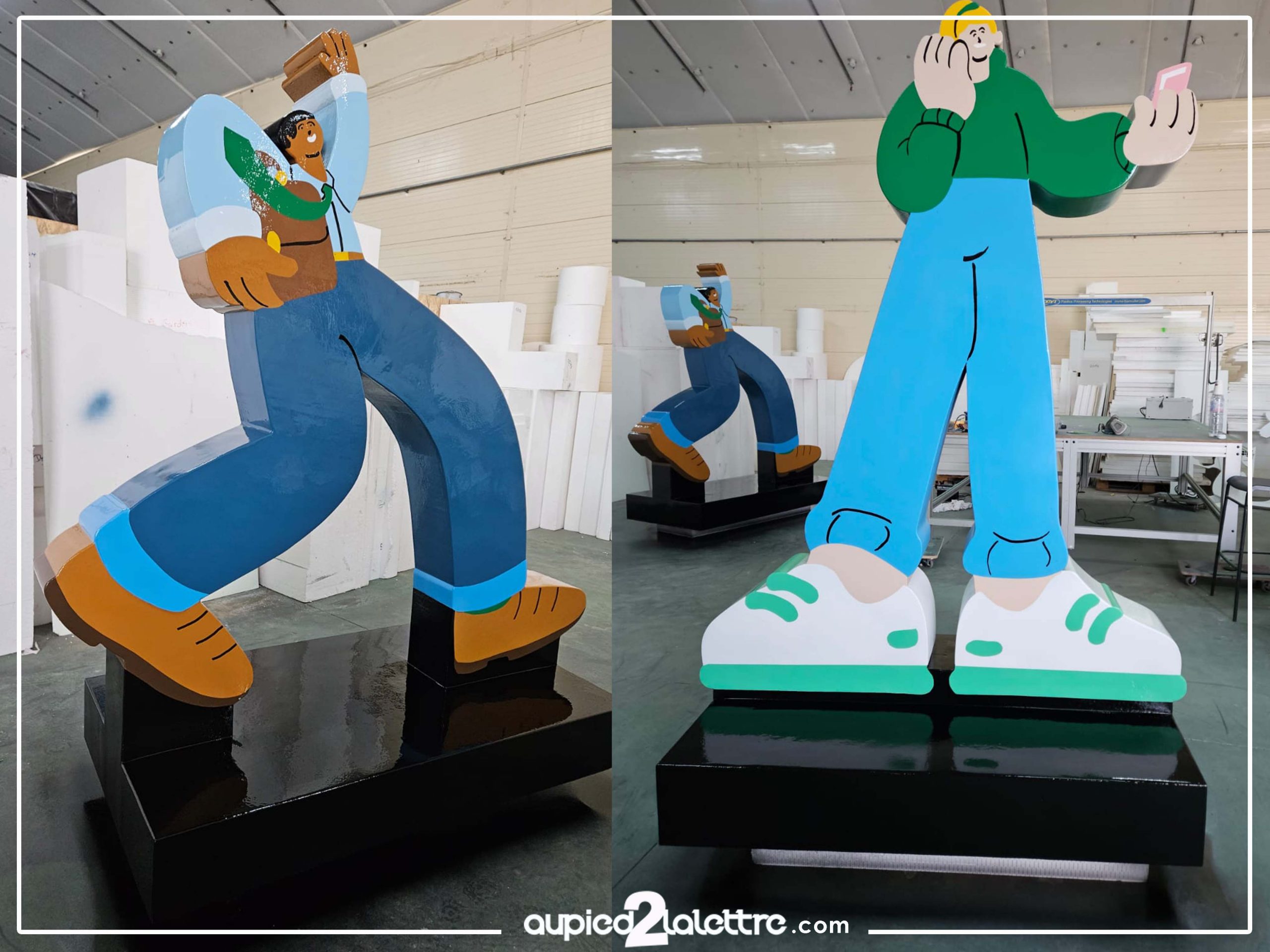 Personnage 3D géant Sage