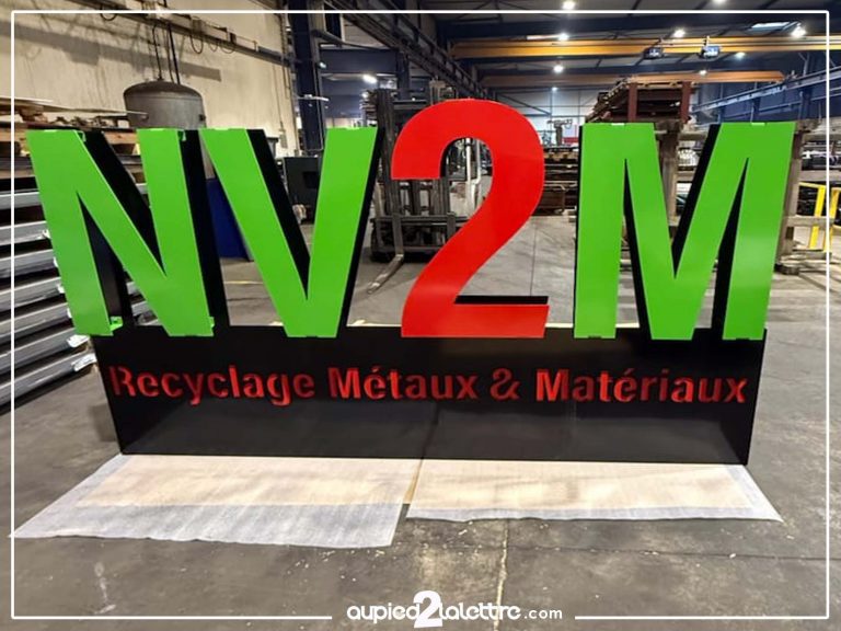 Lettres géantes NV2M