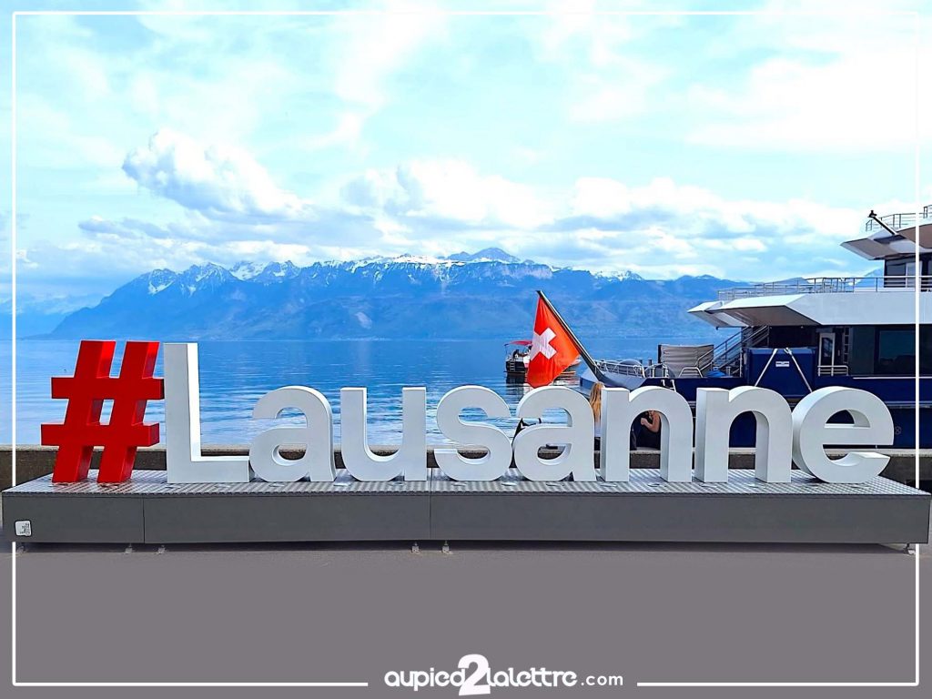 Lettres géantes LAUSANNE Suisse